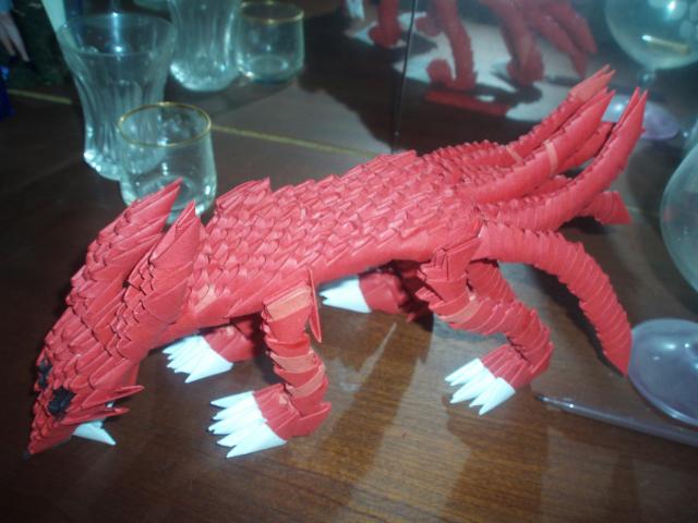 3D origami kyuubi